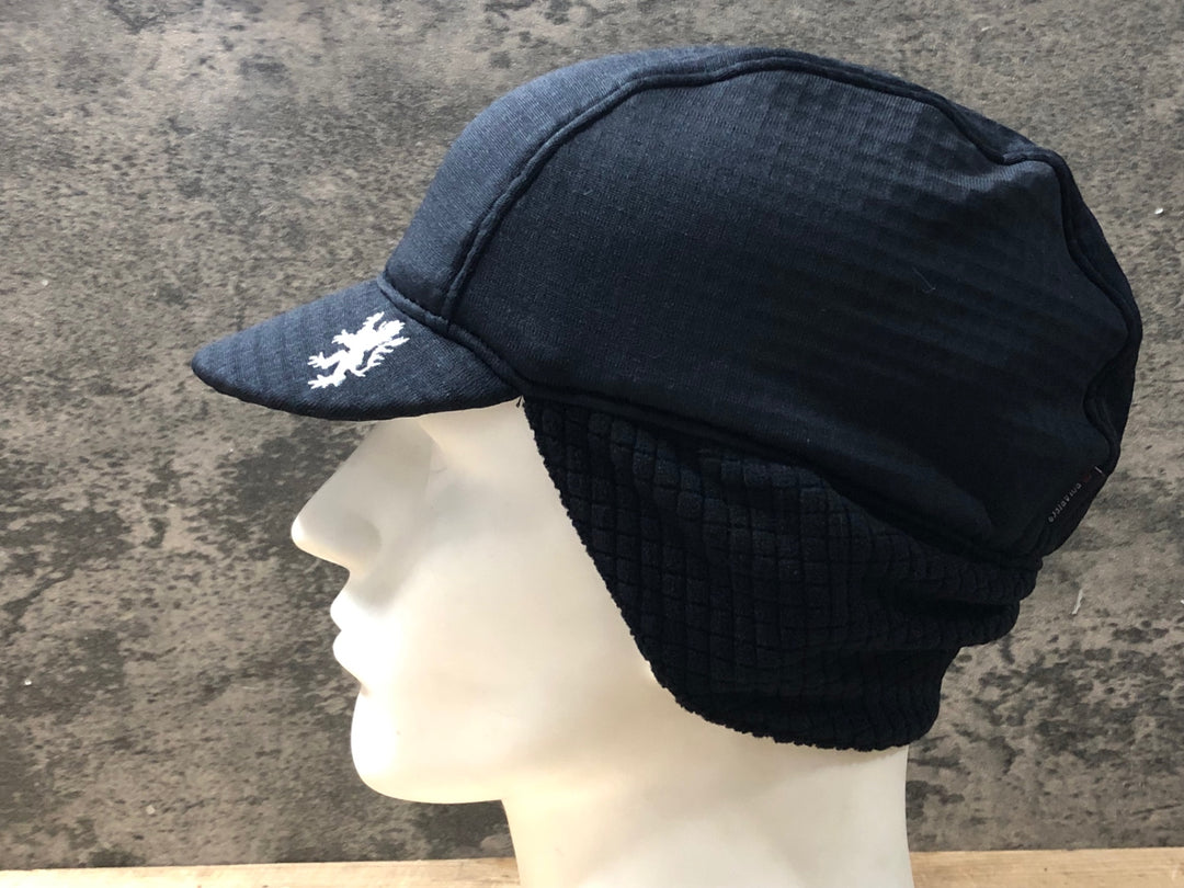 KJ118 カペルミュール KAPELMUUR サイクルキャップ 黒 ワンサイズ 裏起毛