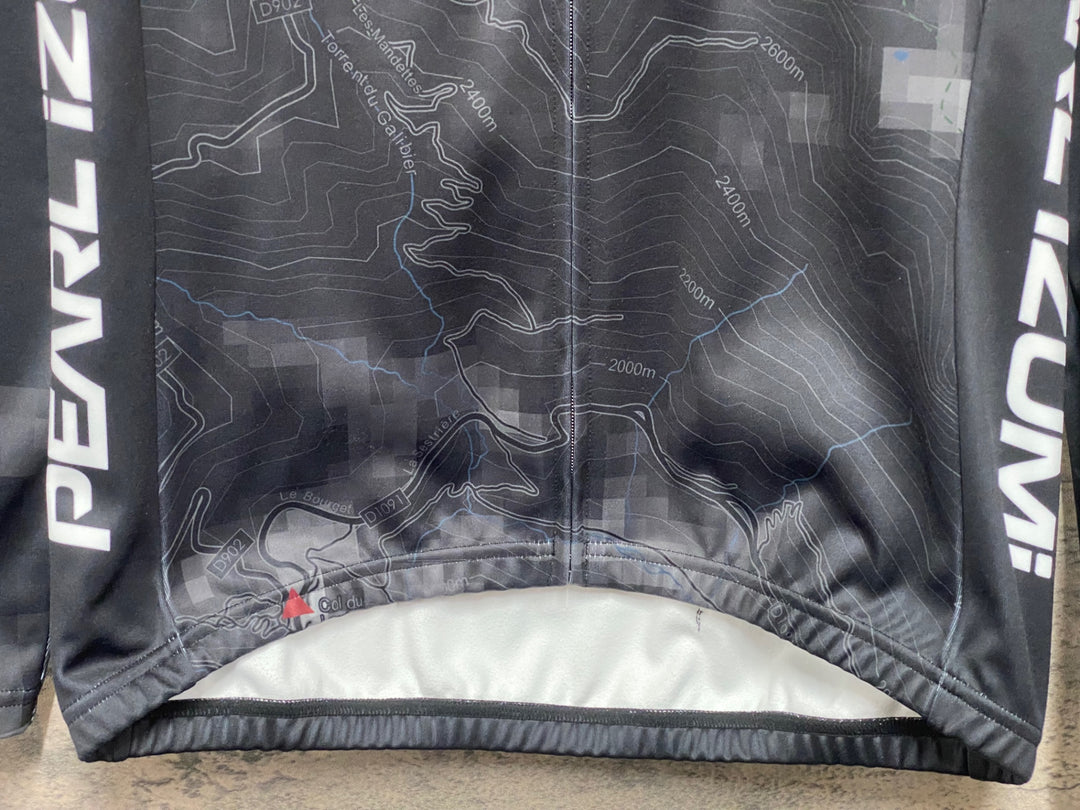 JZ905 パールイズミ PEARL iZUMi 長袖 サイクルジャージ 黒 L 裏起毛 THERMODRESS NEO