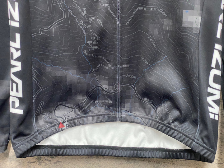 JZ905 パールイズミ PEARL iZUMi 長袖 サイクルジャージ 黒 L 裏起毛 THERMODRESS NEO