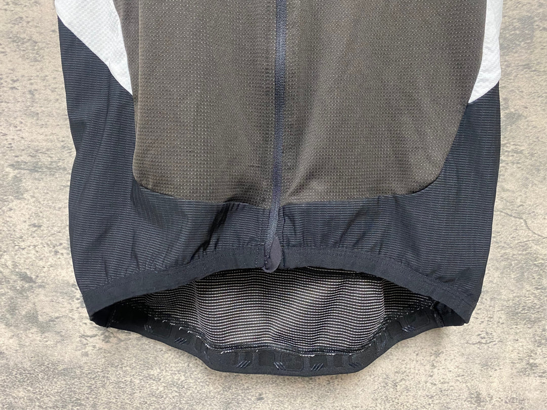 JH986 GIORDANA 半袖 サイクルジャージ 黒 白 XL