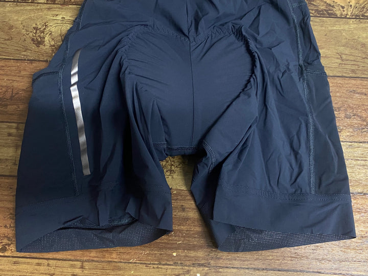 JW302 H&M サイクルジャージ ビブショーツ 上下セット 黒 EUR Lサイズ
