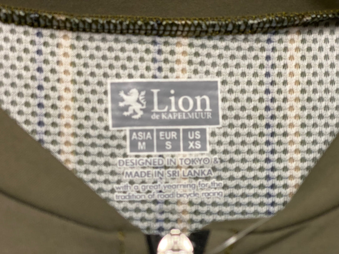 JU088 リオンドカペルミュール Lion de KAPELMUUR 半袖 サイクルジャージ オリーブ M