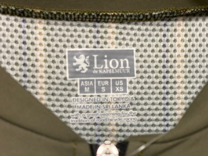JU088 リオンドカペルミュール Lion de KAPELMUUR 半袖 サイクルジャージ オリーブ M