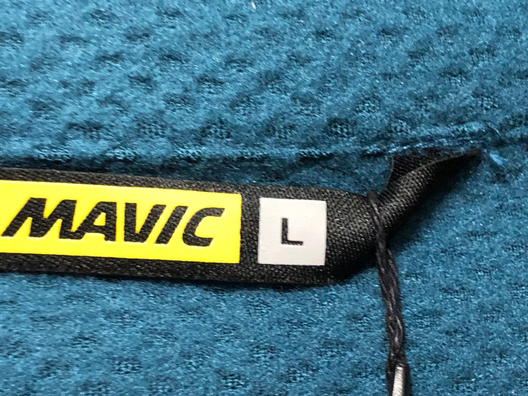 KB806 マヴィック MAVIC ESSENTIAL SOFTSHELL JACKET 長袖 サイクルジャケット 紺 L 裏起毛