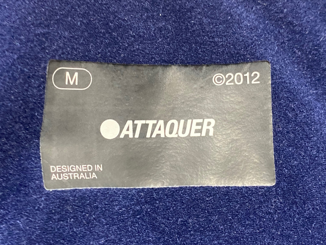 KI112 アタッカー ATTAQUER ビブショーツ 紺 M 裏起毛
