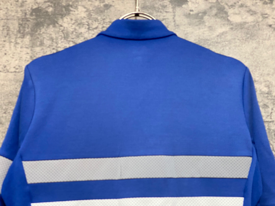 JO046 ラファ Rapha BREVET JERSEY 半袖 サイクルジャージ 青 S