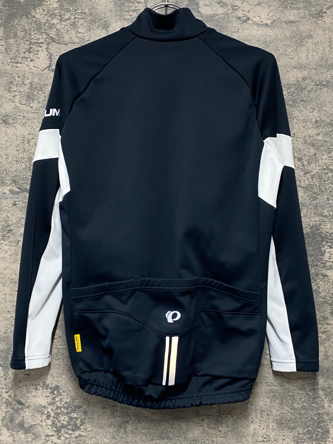 KH630 パールイズミ PEARL iZUMi 長袖サイクルジャージ 白黒 M 裏起毛
