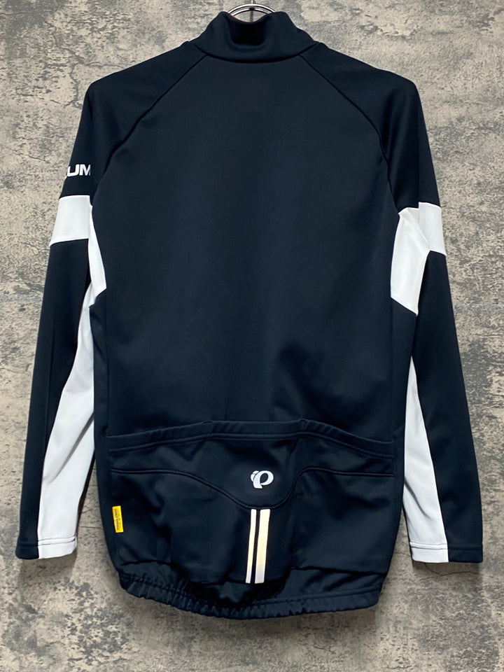 KH630 パールイズミ PEARL iZUMi 長袖サイクルジャージ 白黒 M 裏起毛