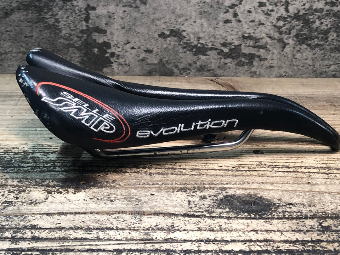 JM864 SELLE SMP エボリューション evolution サドル 黒 inox tube