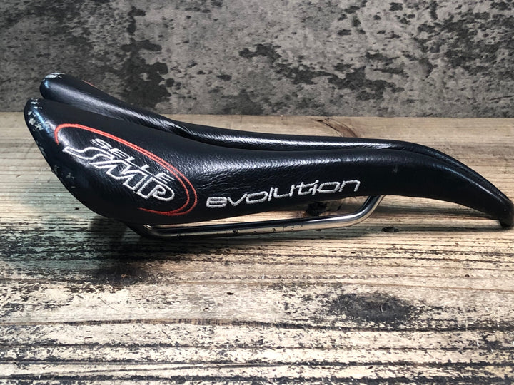 JM864 SELLE SMP エボリューション evolution サドル 黒 inox tube