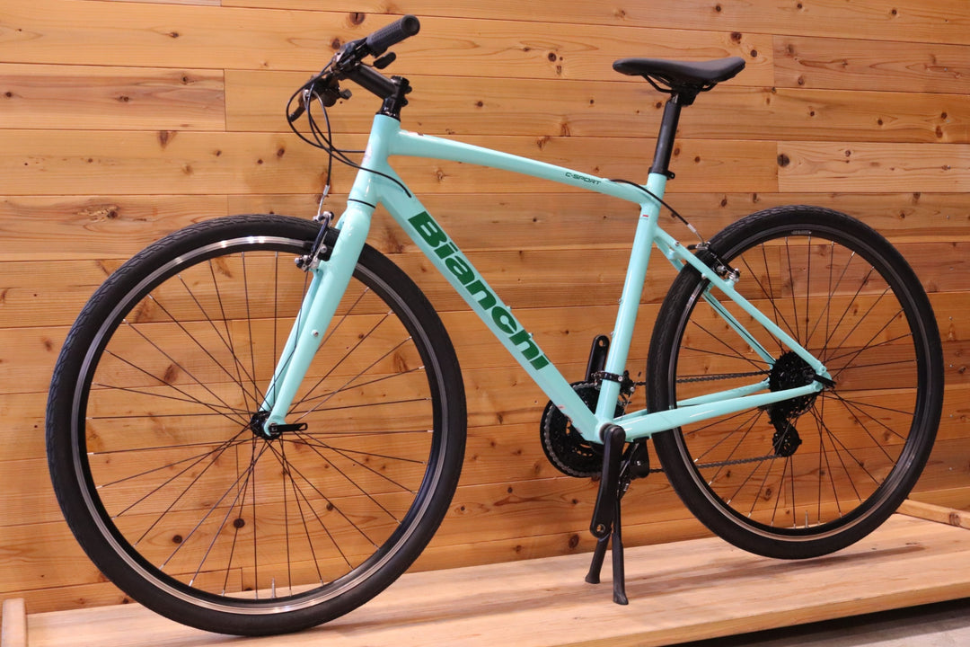状態良好！ ビアンキ BIANCHI C・SPORT 1 RIM 2026モデル 51サイズ シマノ アルタス 3×8S アルミ クロスバイク 【広島店】