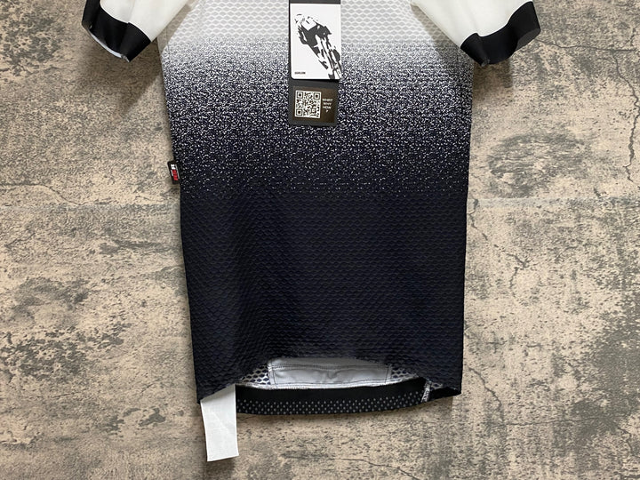 JJ121 アソス ASSOS RSR S9 半袖 サイクルジャージ 白黒 XS