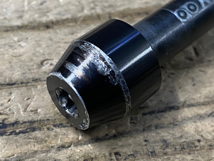 KR445 カートキネティック Kurt Kinetic Traxle Fine T-2100 固定ローラー用 スルーアクスル 12mm