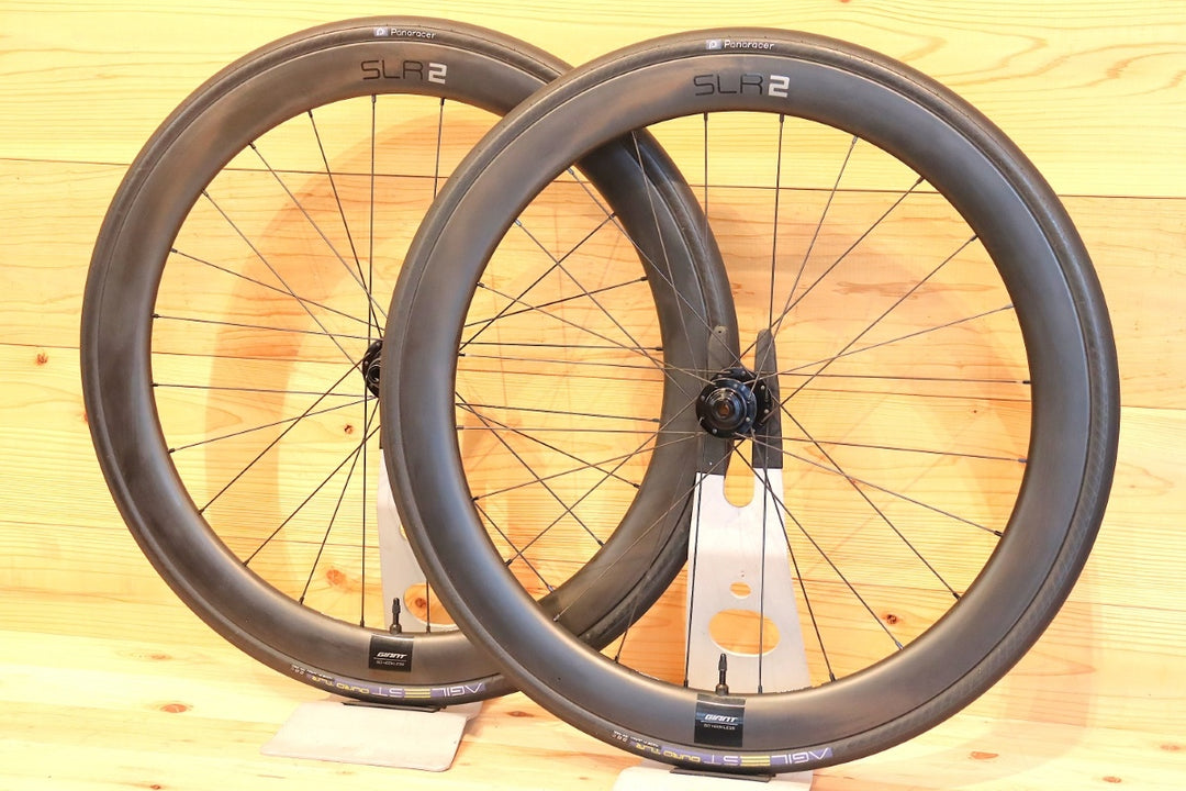 ジャイアント GIANT SLR 2 50 DISC カーボン チューブレス ホイールセット スラムXDR フックレス 22.4mm 【千葉店】
