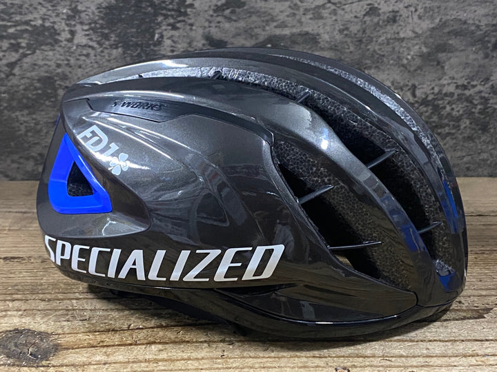 KK752 スペシャライズド SPECIALIZED プリヴェイル S-WORKS PREVAIL 3 ヘルメット L 黒青FDJ 2025/07製造
