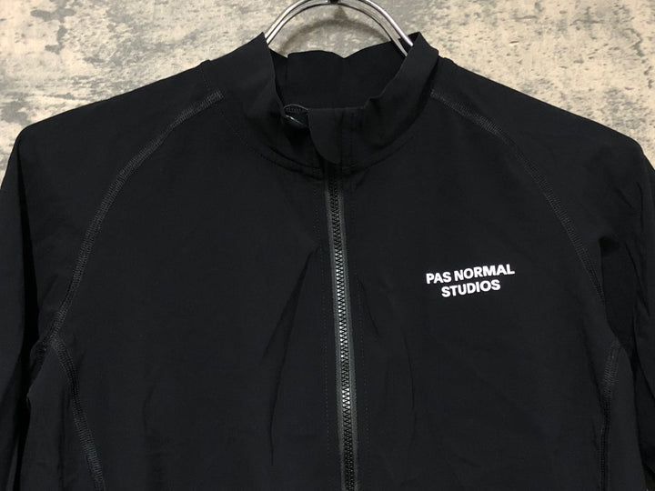 JV854 パスノーマルスタジオ PAS NORMAL STUDIO ESSENTIAL 半袖 サイクルジャージ 黒 L