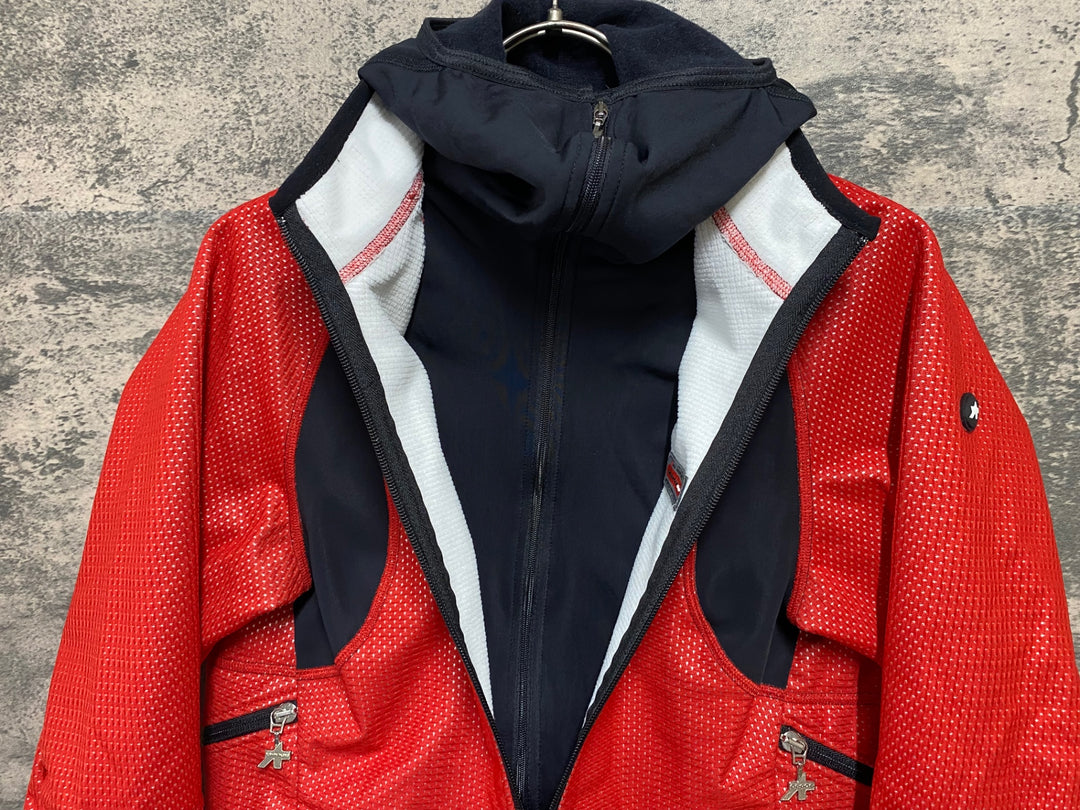 KC487 アソス assos fugu Jacket 長袖 サイクルジャケット 赤 M