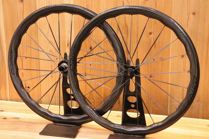 エリートホイールズ ELITEWHEELS ドライブ DRIVE HELIX 46D CS カーボン チューブレスレディ ホイールセット シマノ 11S/12S 【芦屋店】
