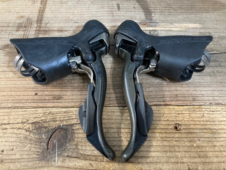 KJ207 シマノ SHIMANO デュラエース DURA-ACE ST-7900 STIレバー 2×10S フード劣化