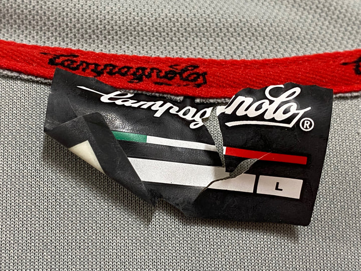 KG470 カンパニョーロ CAMPAGNOLO 半袖 サイクルジャージ オレンジ 白 L ※タグ劣化、破れあり