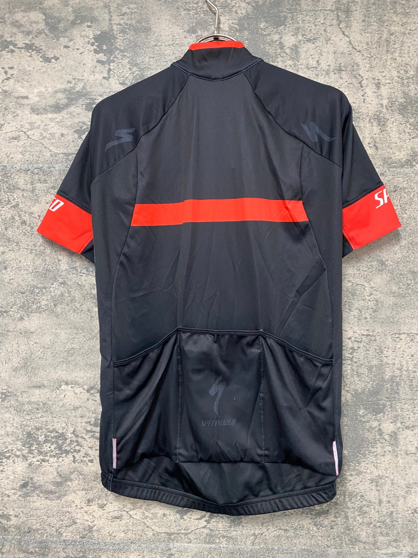 JG088 スペシャライズド SPECIALIZED SL 半袖 サイクルジャージ 黒 赤