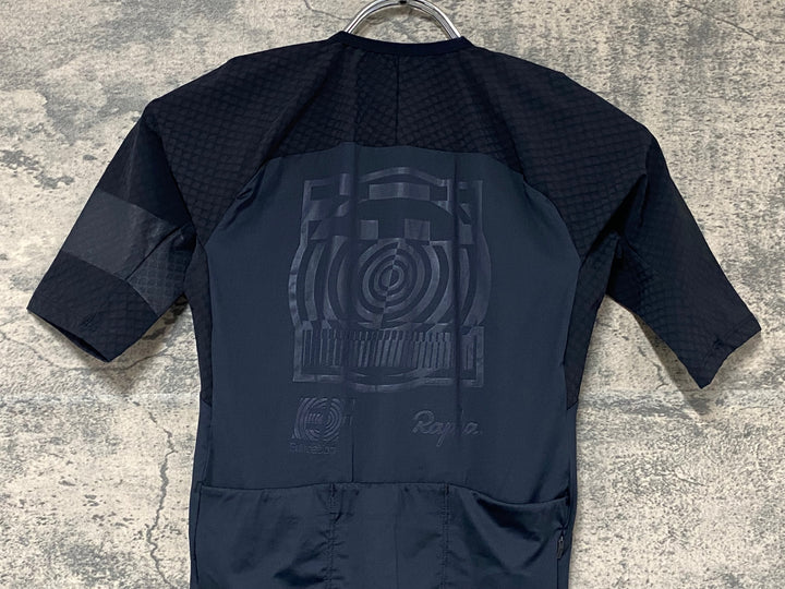 KJ684 ラファ Rapha MEN'S PRO TEAM AERO JERSEY - BLACKOUT 半袖 サイクルジャージ 黒 S
