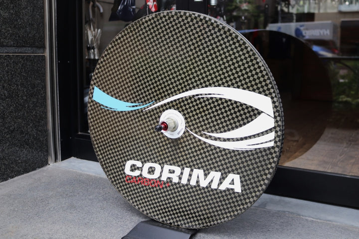 【訳あり】 コリマ CORIMA C+ 2D カーボン チューブラー リムブレーキ リアホイール シマノ12/11Sフリー 【東京南麻布店】