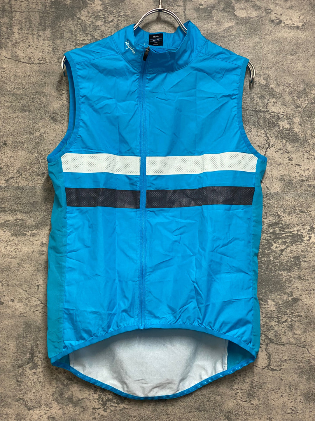 JO323 ラファ Rapha TRAINING BREVET GILET ジレ サイクルベスト 水色 M TEAM Sky