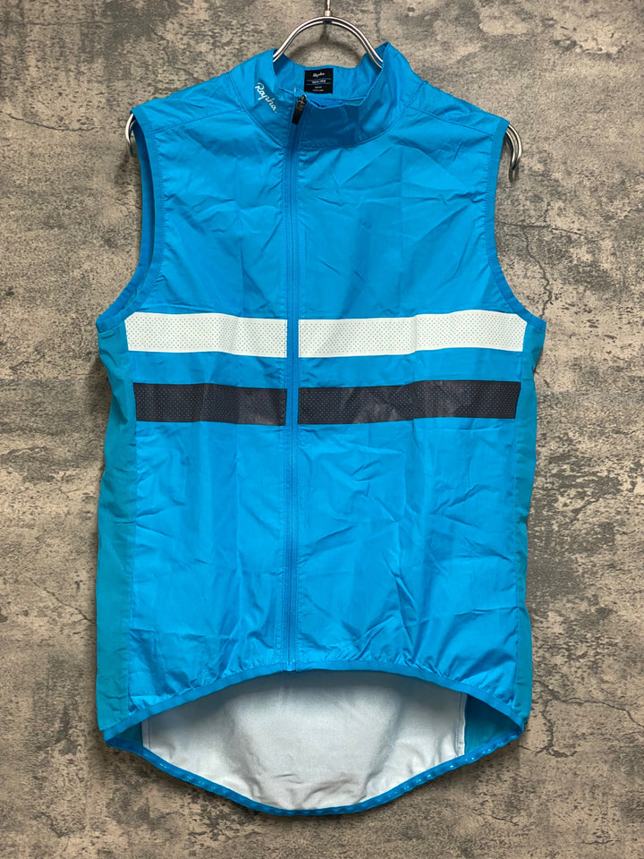 JO323 ラファ Rapha TRAINING BREVET GILET ジレ サイクルベスト 水色 M TEAM Sky