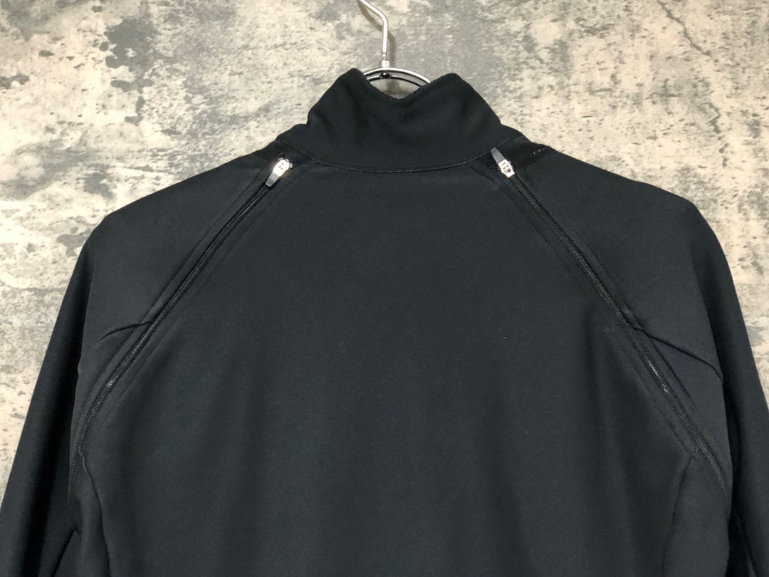 JV451 カステリ CASTELLI ロッソコルサ ROSSO CORSA Perfetto 長袖 サイクルジャケット 黒 S