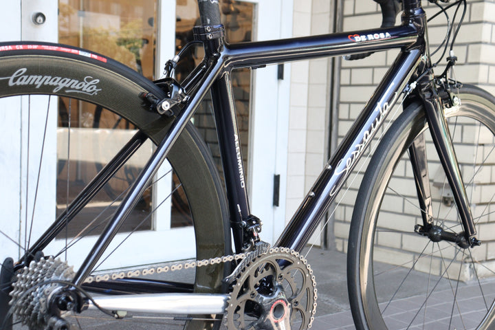 デローザ DE ROSA セッサンタ アルミノ SESSANTA ALUMINIO 2014限定モデル カンパニョーロ スーパーレコード組 11S アルミ ロードバイク BORA ULTRA TWO 【横浜店】