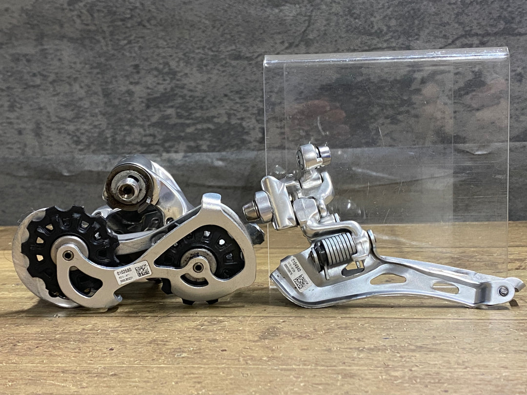 KJ343 カンパニョーロ CAMPAGNOLO アテナ ATHENA 2x11s フロントディレイラー リアディレイラー セット