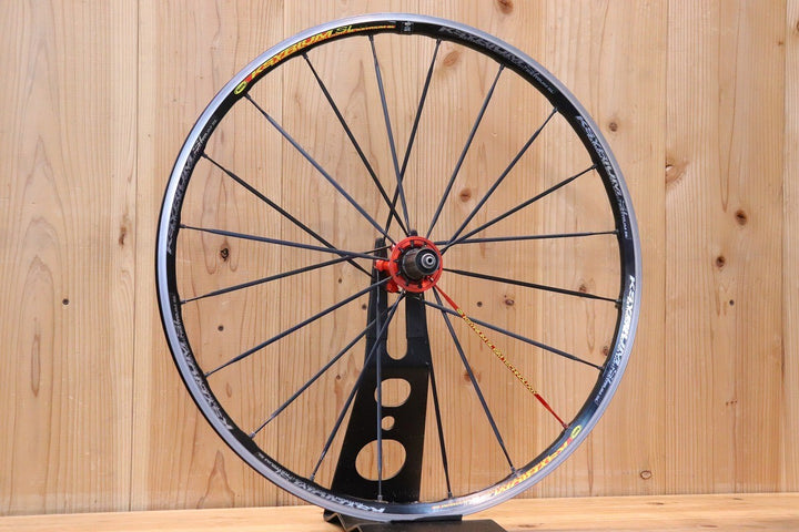 マヴィック MAVIC キシリウム KSYRIUM SL SUPERLIGHT アルミ クリンチャー リアホイール シマノ 11S/12S ナローリム 15C 【芦屋店】
