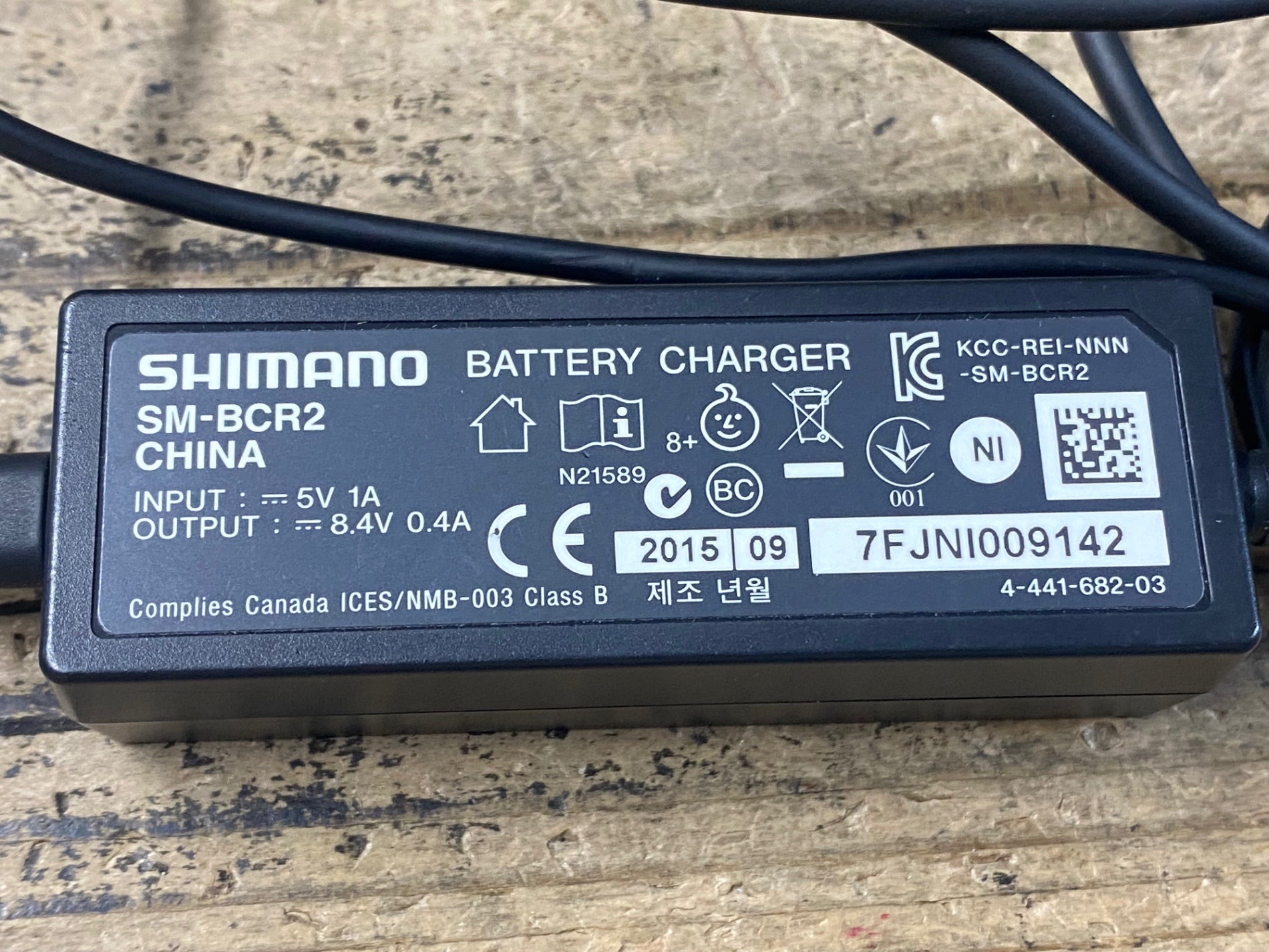 KE298 シマノ SHIMANO SM-BCR2 Di2 充電器 バッテリーチャージャー