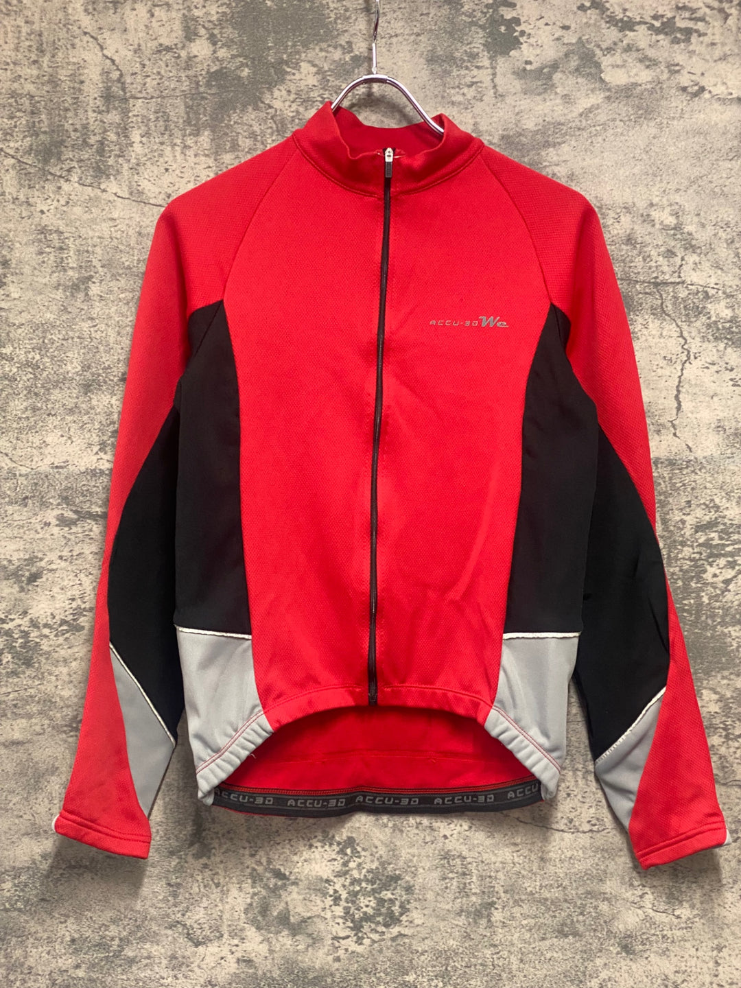 JY280 シマノ SHIMANO 長袖 サイクルジャージ 赤 S ACCU-30 We