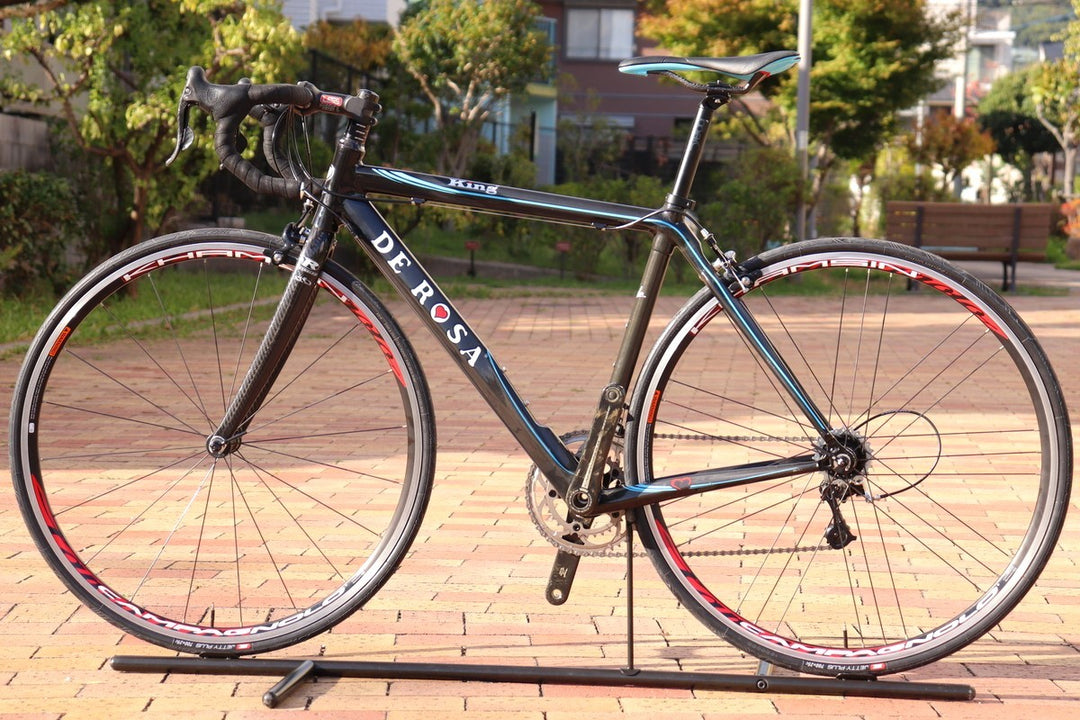 デローザ DE ROSA キング KING 2003年モデル 465サイズ カンパニョーロ レコード 10S カーボン ロードバイク 【芦屋店】