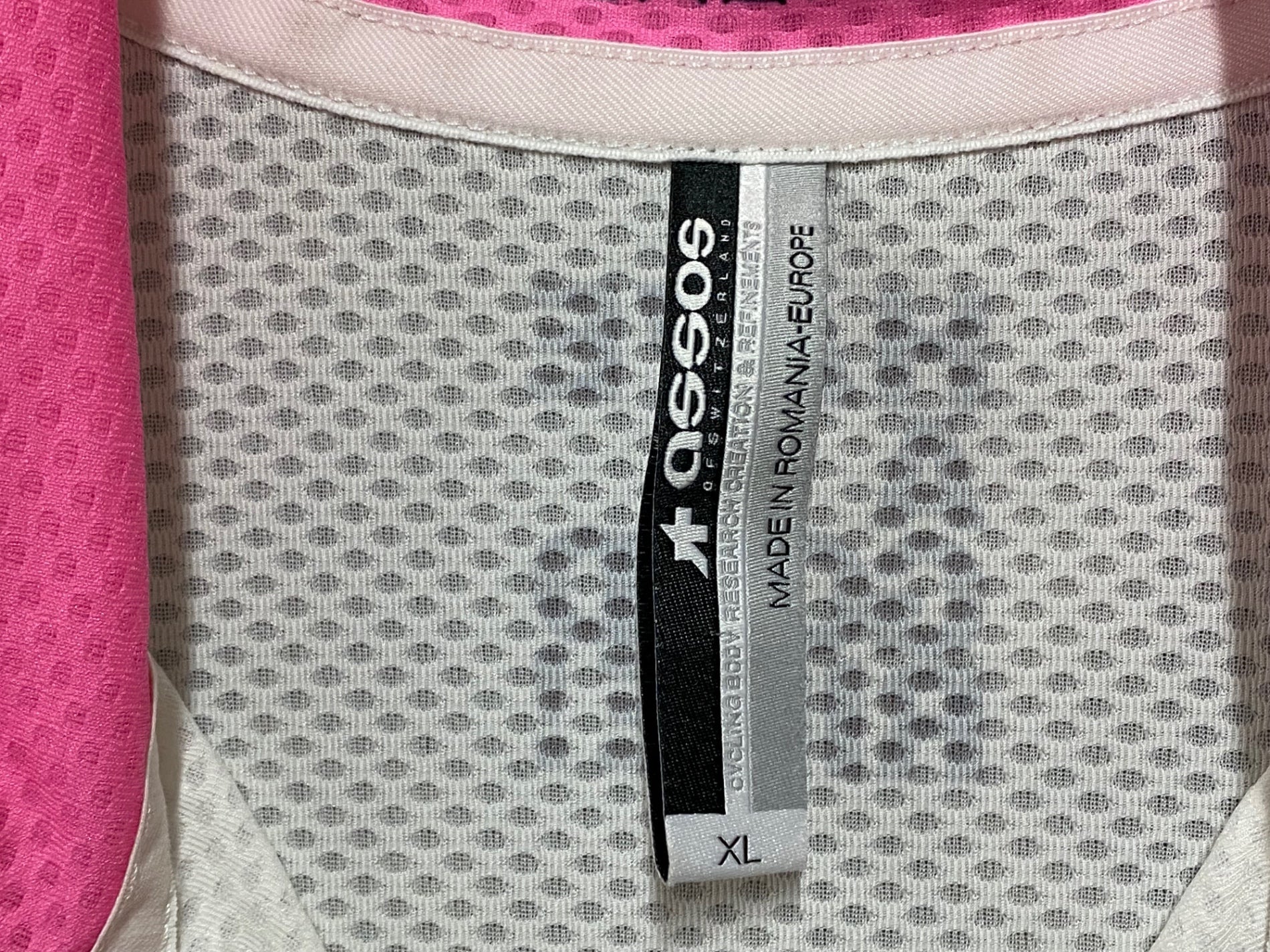 JD548 アソス ASSOS サイクルジャージ 半袖 白ピンク XLサイズ – BICI