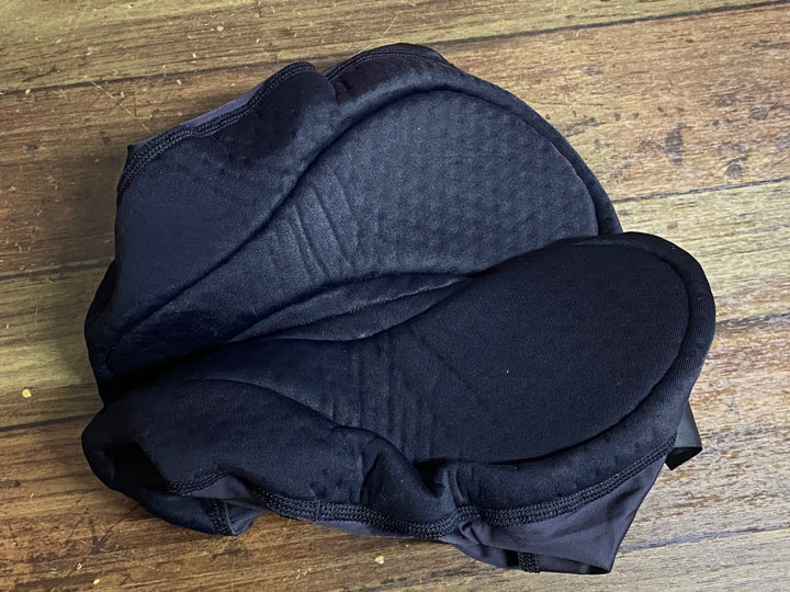 KE376 ラファ Rapha FLYWEIGHT BIB SHORTS ビブショーツ XS 黒紺 プリント薄れ