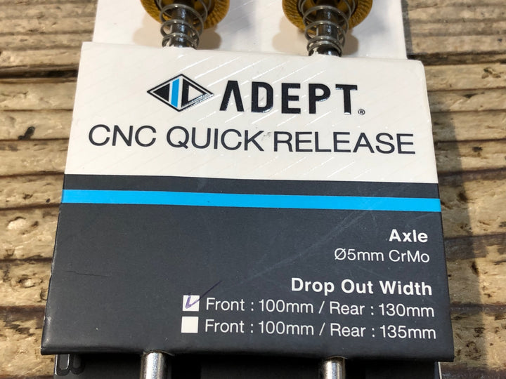 JT751 アデプト ADEPT クイックリリース スチールシャフト 前後セット 未使用