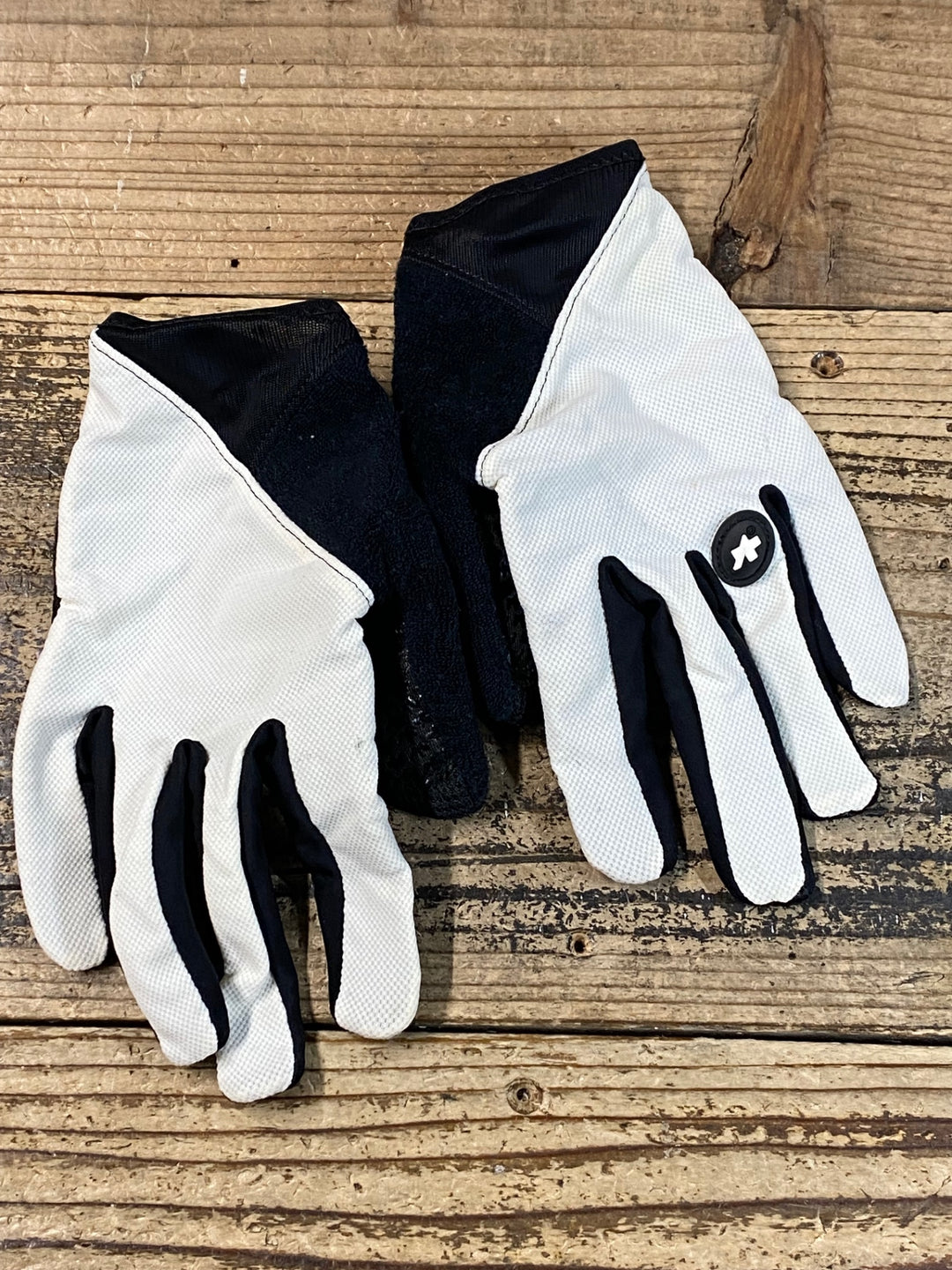 JQ222 アソス assos 長指グローブ 白 M メッシュ