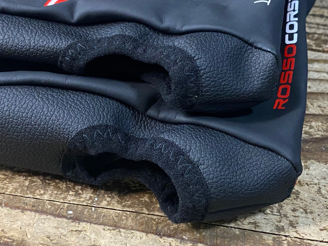 JO467 カステリ CASTELLI ROSSO CORSA シューズカバー 防水 M 黒