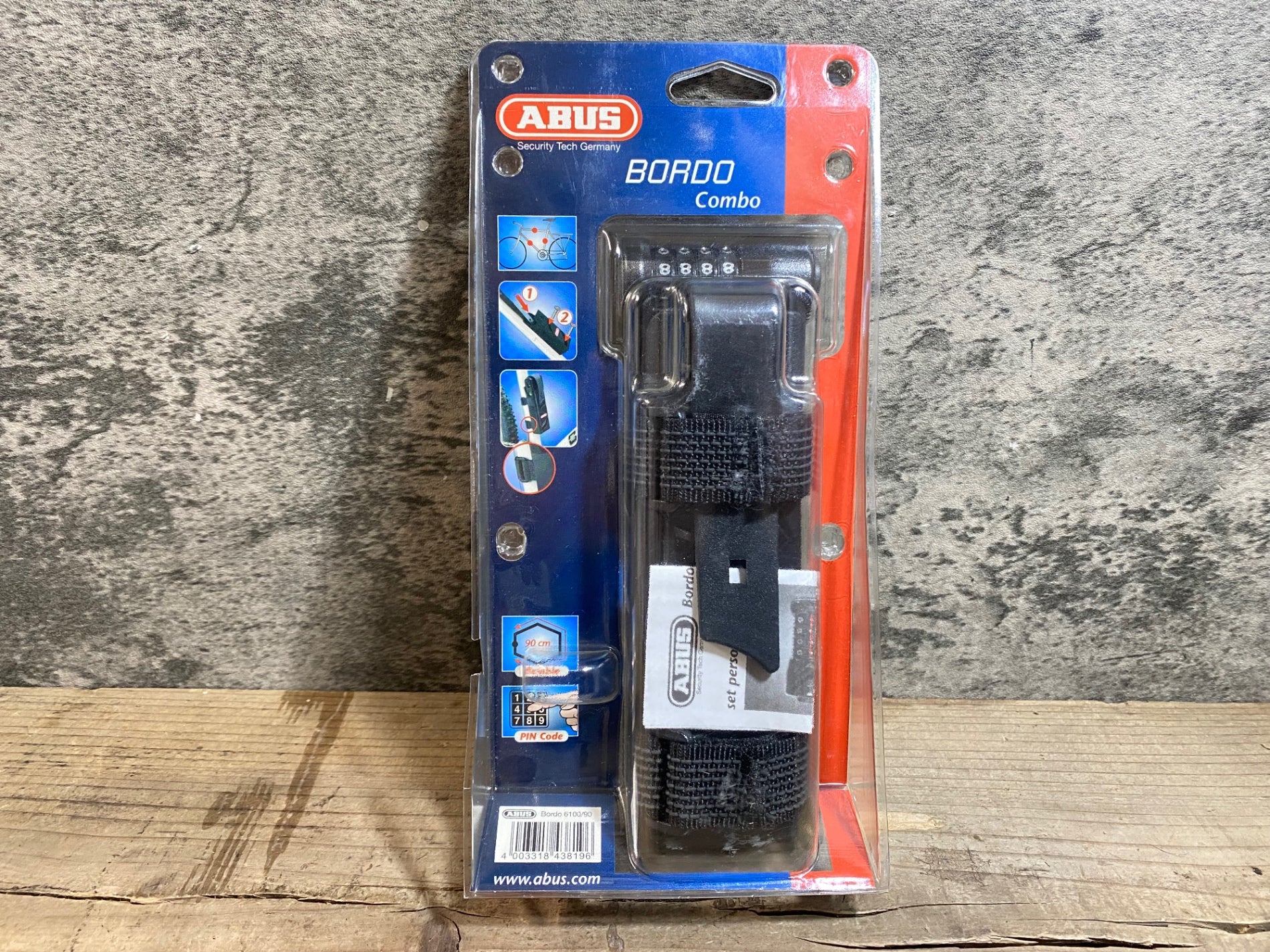JQ922 アブス ABUS BORDO COMBO 6100 90 ロック 鍵 – BICI AMORE