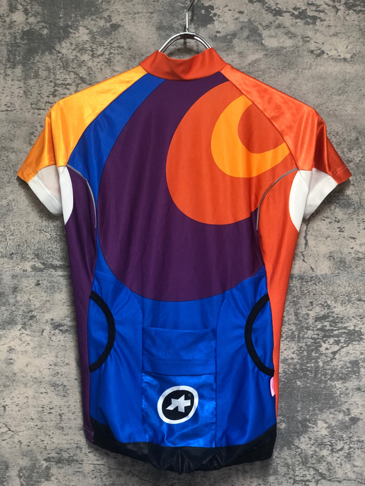 KM974 アソス assos SS Lady Ellisse 半袖 サイクルジャージ オレンジ S 汚れ レディース