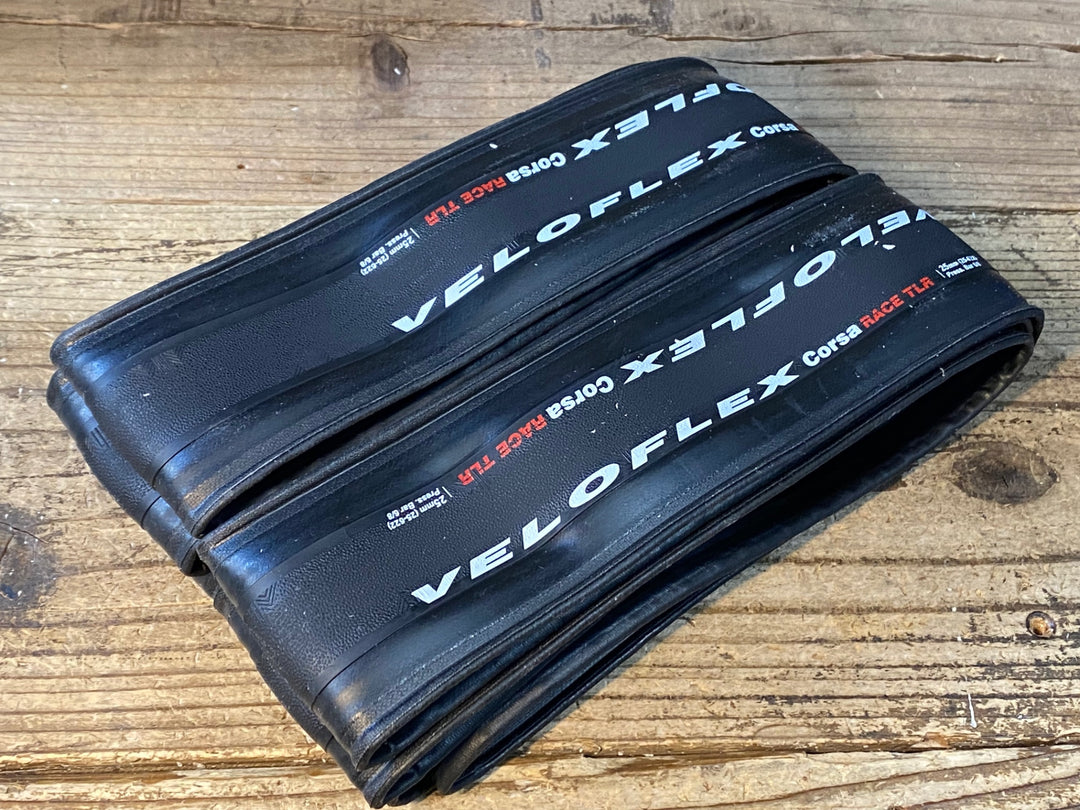 JX989 ヴェロフレックス VELOFLEX Corsa RACE TLR チューブレスレディ タイヤ 700x25 2本セット