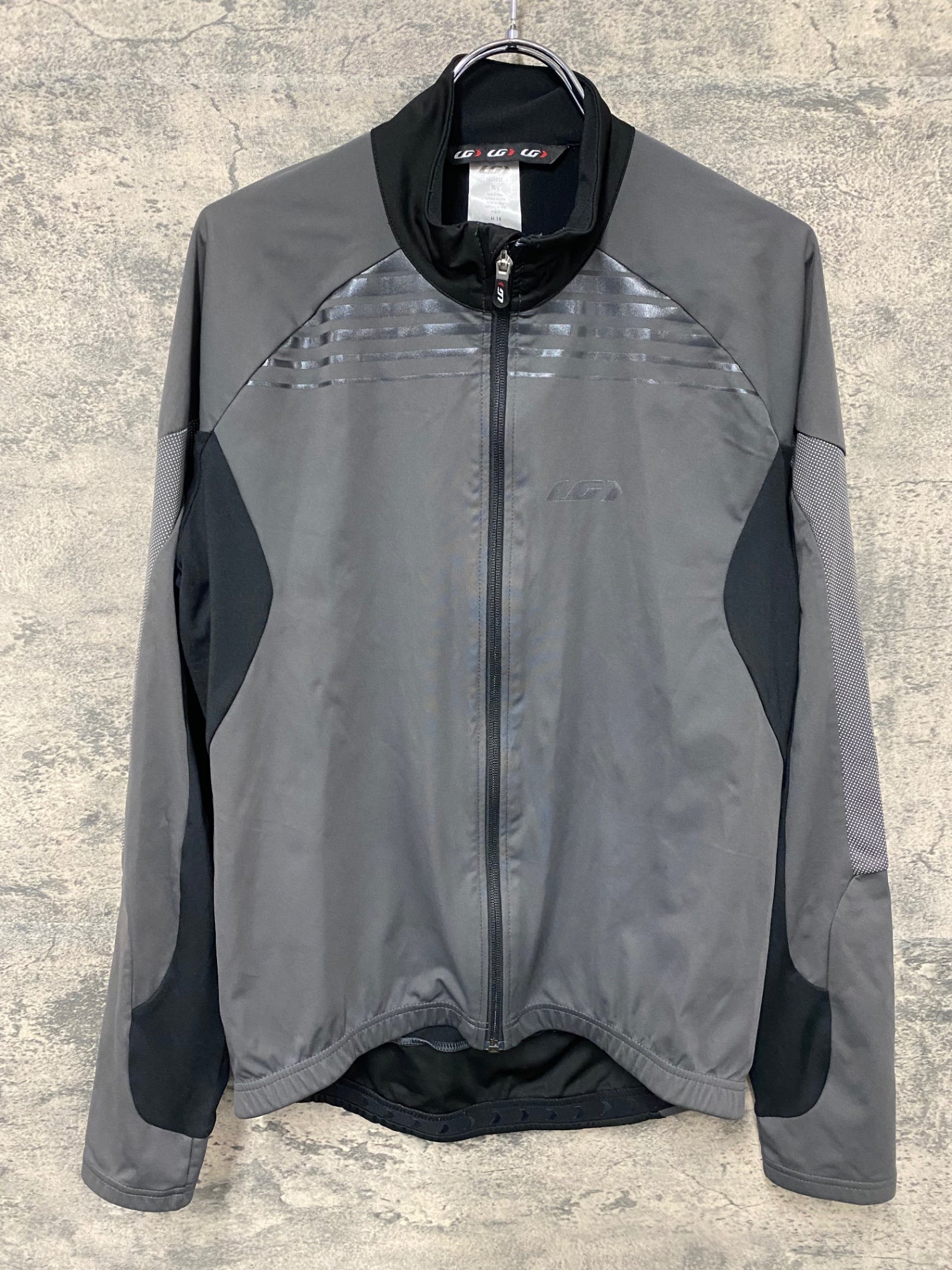 JF717 GARNEAU 長袖 サイクルジャケット 黒 グレー M 裏起毛 – BICI