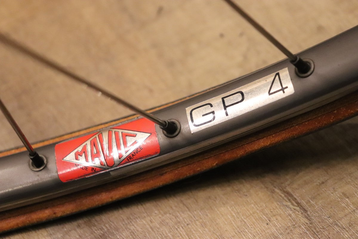 手組ホイール マヴィック MAVIC GP-4 36H ハブ：カンパ RECORD アルミ