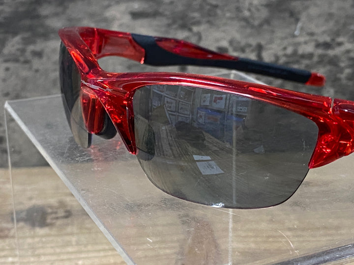 KB087 オークリー OAKLEY HALFJACKET 2.0 サングラス アイウェア クリアレッド POLARIZED
