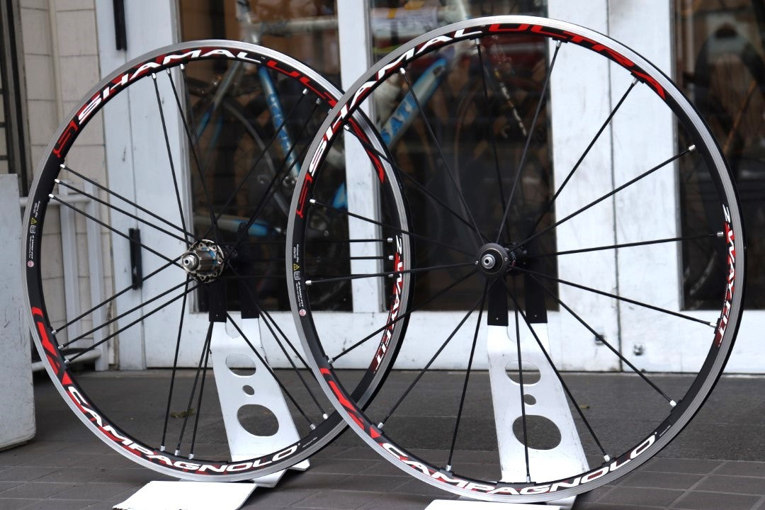 カンパニョーロ Campagnolo シャマルウルトラ SHAMAL ULTRA アルミ チューブレス ホイールセット カンパ11S/12S 15C 【横浜店】