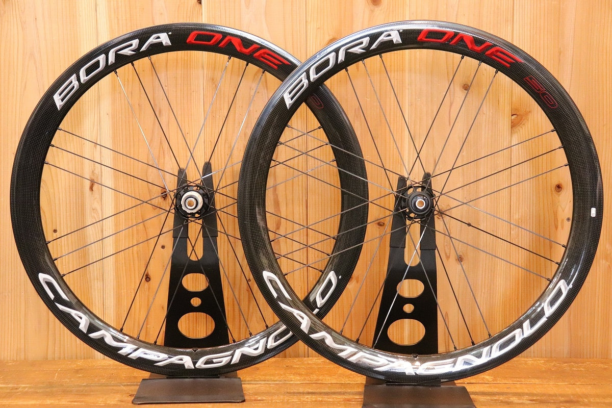 カンパニョーロ CAMPAGNOLO ボーラワン BORA ONE 50 DB カーボン クリンチャー ホイールセット シマノ 11S/12S  DISC 【芦屋店】