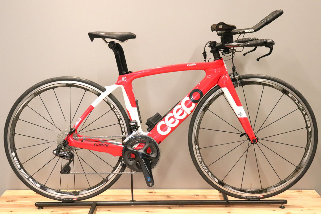 シーポ CEEPO ヴェノム VENOM 2015モデル Sサイズ シマノ アルテグラ R8050 Di2 11S カーボン TTバイク トライアスロンバイク 【仙台店】